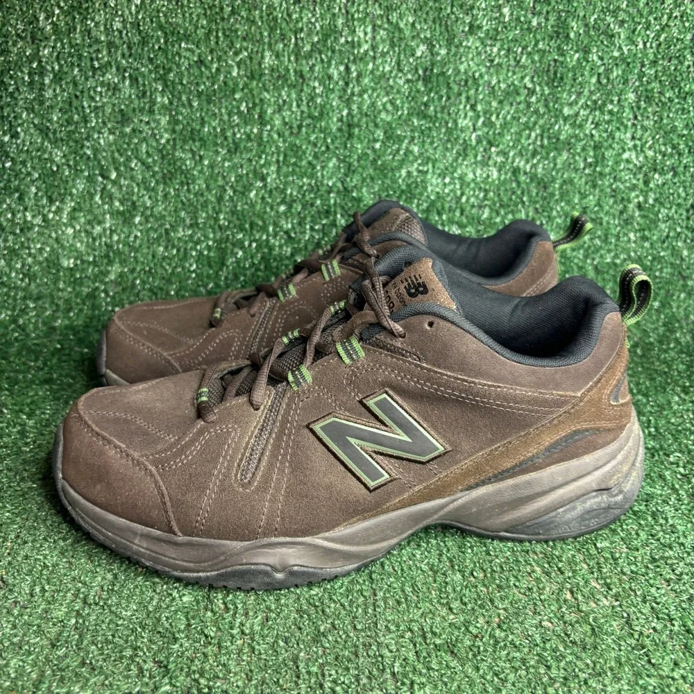 New Balance 608v4 Suede Abzorb Training Shoes Brown Mens Size 10.5 4E Extra Wide